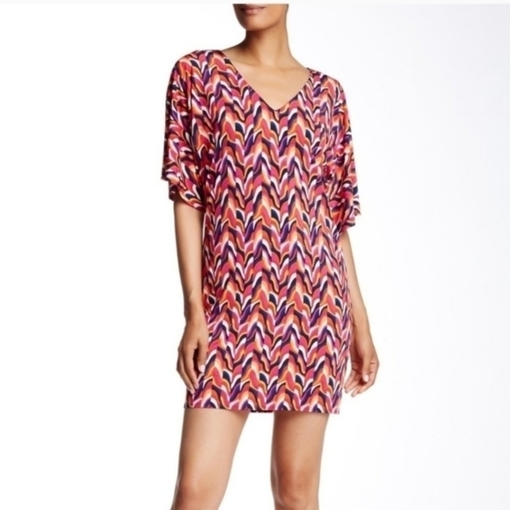 Trina turk psychedelic shift dress